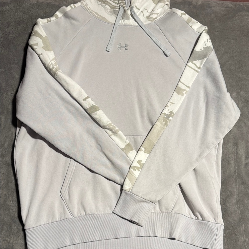 Women’s Under Armour Light Purple Camo Hoodie - size large